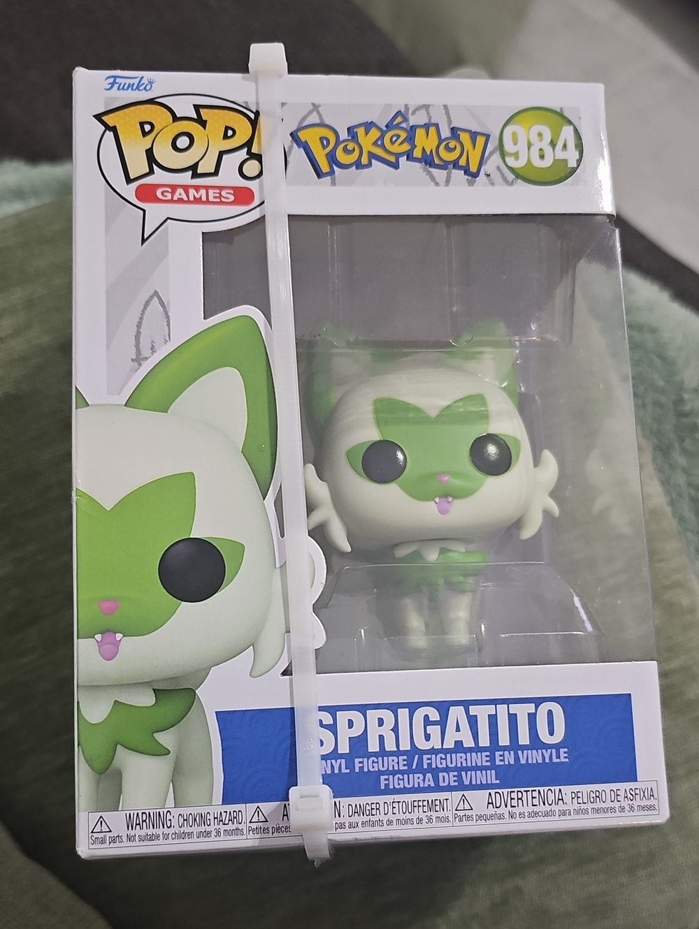 Funko Pop Sprigatito Vinyl Figure - White & Green Collectible